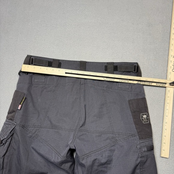 Kitanica Tactical Cargo Shorts Mens 36 Gray Ripstop Utility USA Made - Picture 6 of 9